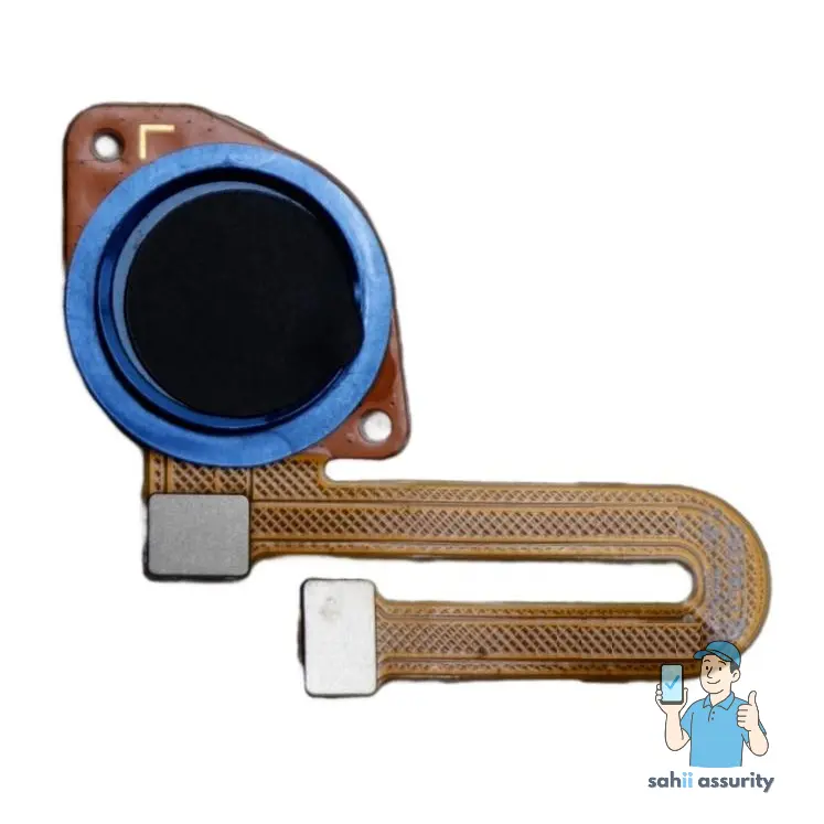 Fingerprint Sensor with Flex Cable for Motorola Moto G9 Blue